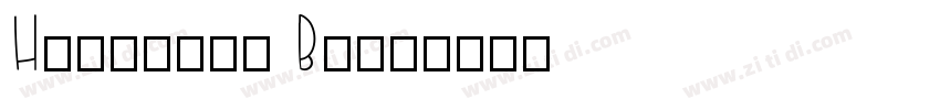 Helsinki Bold字体转换